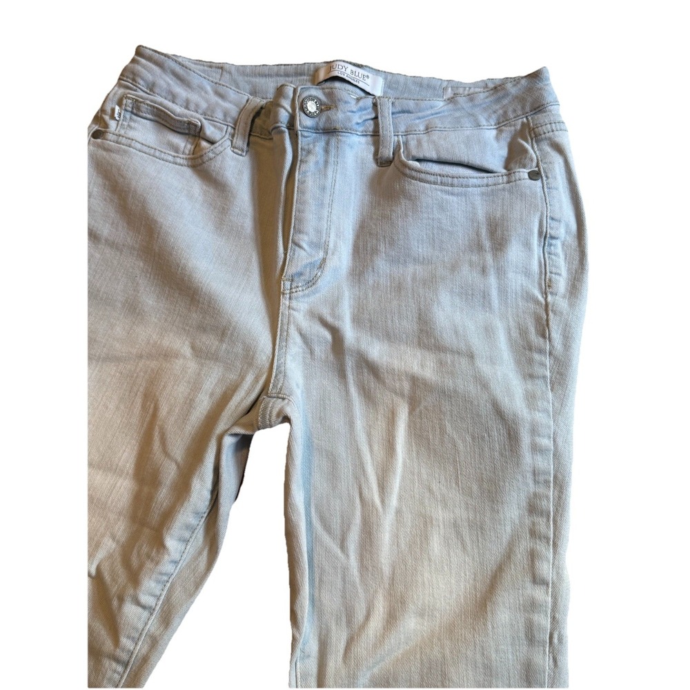 Judy Blue Jeans Size 11/30 Women Blue Skinny Fit Capri Light Wash Denim JB88240 - Picture 2 of 7